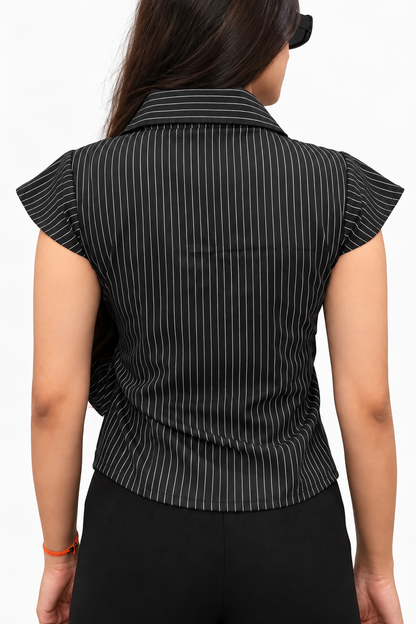 Sculpt wrap shirt